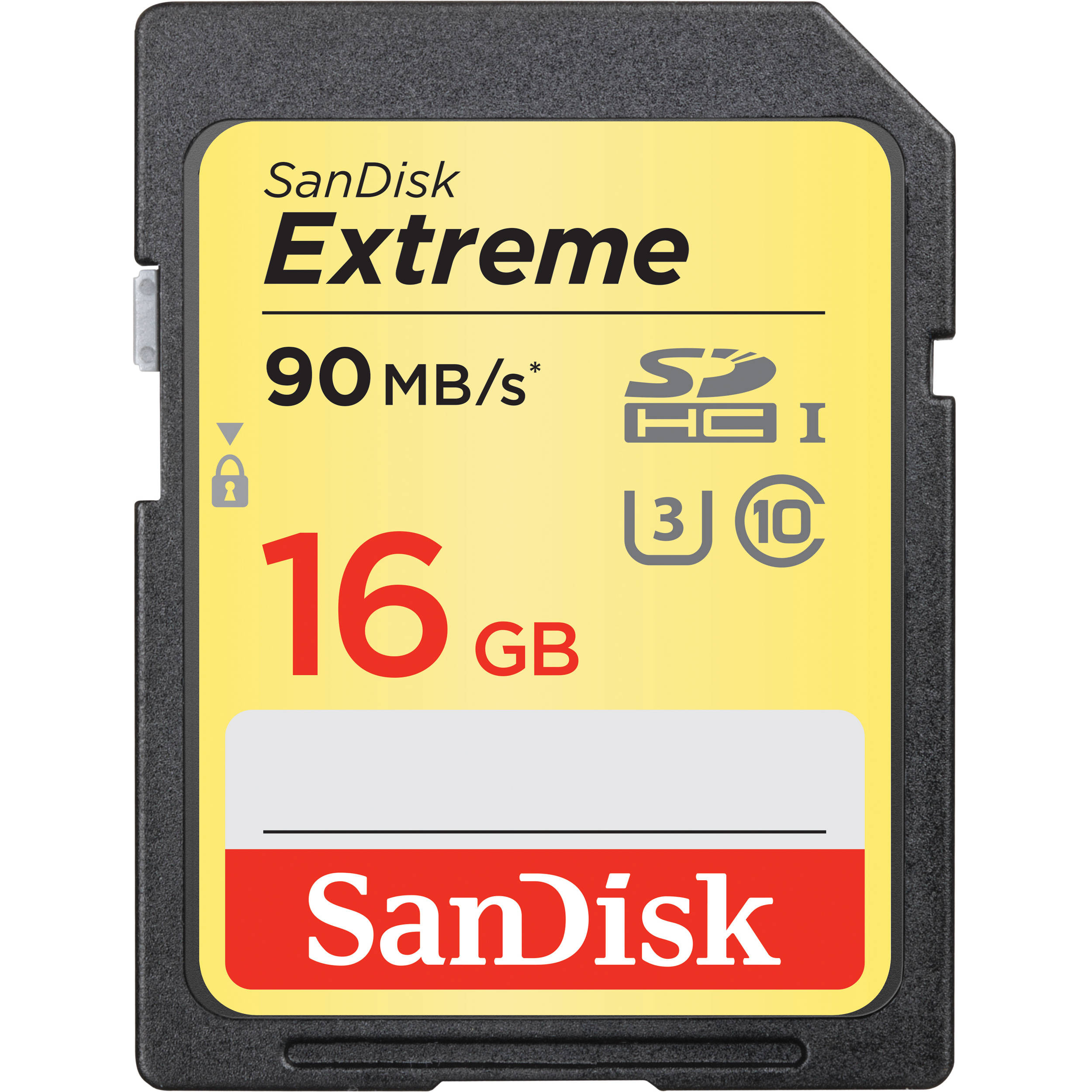 SanDisk 16GB Extreme UHS-I U3 SDHC Memory Card (Class 10)