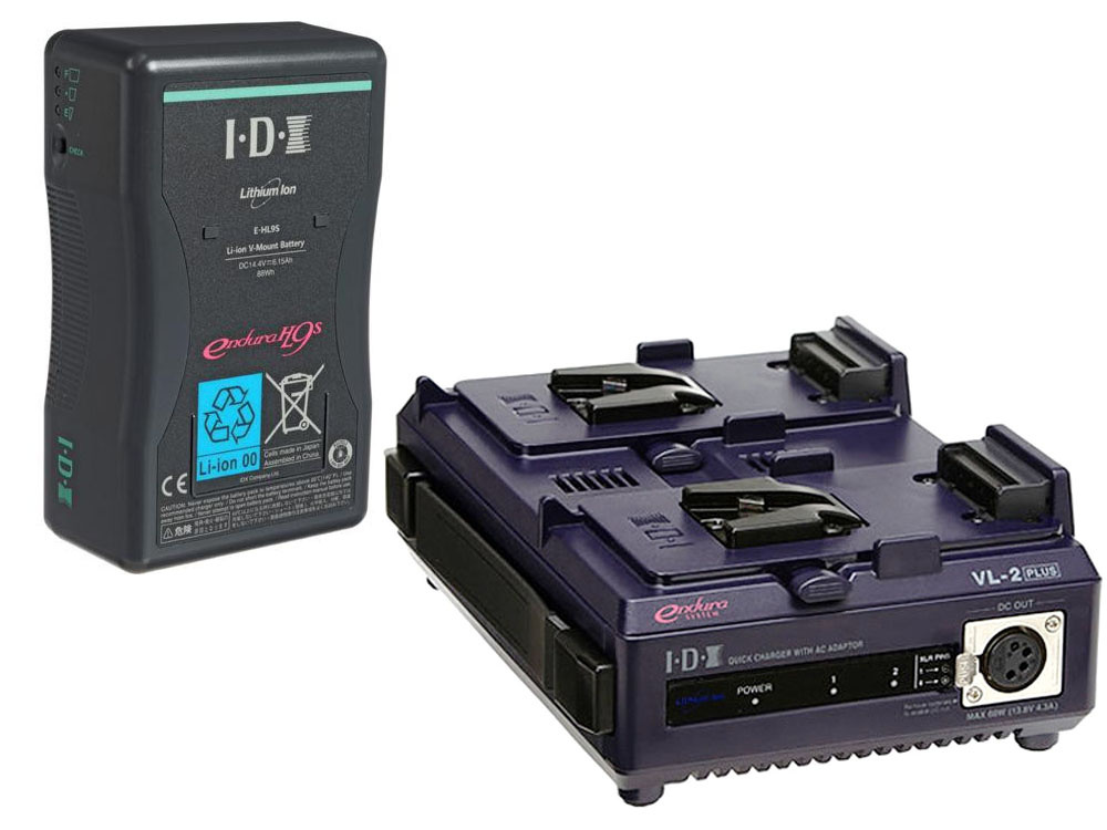 IDX 3 E-HL10DS V-Mount Batteries and Charger Kit