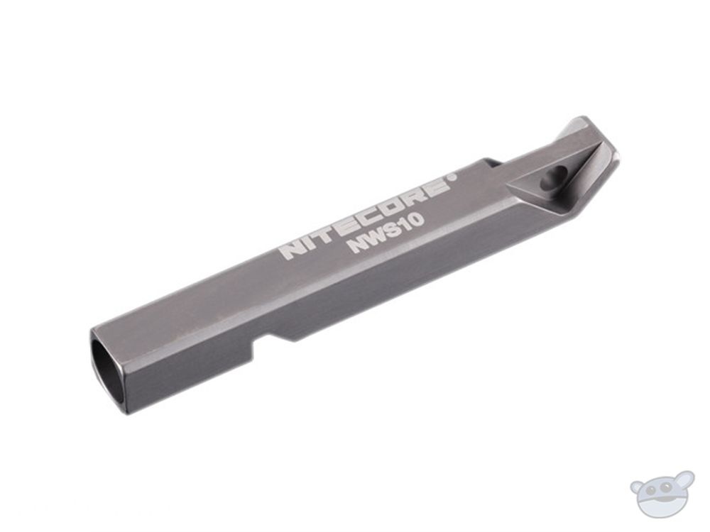 NITECORE NWS10 Titanium Outdoor Emergency Whistle (Single Chamber)