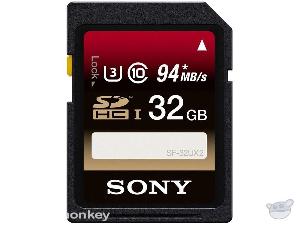 Sony 32GB High Speed UHS-I SDHC U3 Memory Card (Class 10)