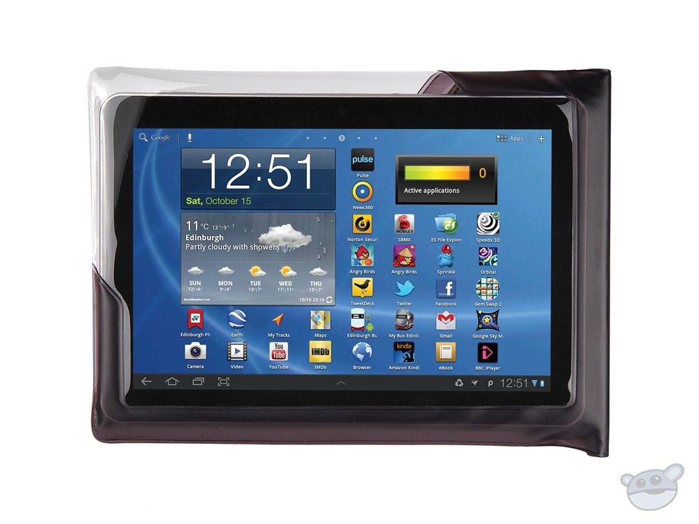 DiCAPac Waterproof Case for 10" Tablets (Black)
