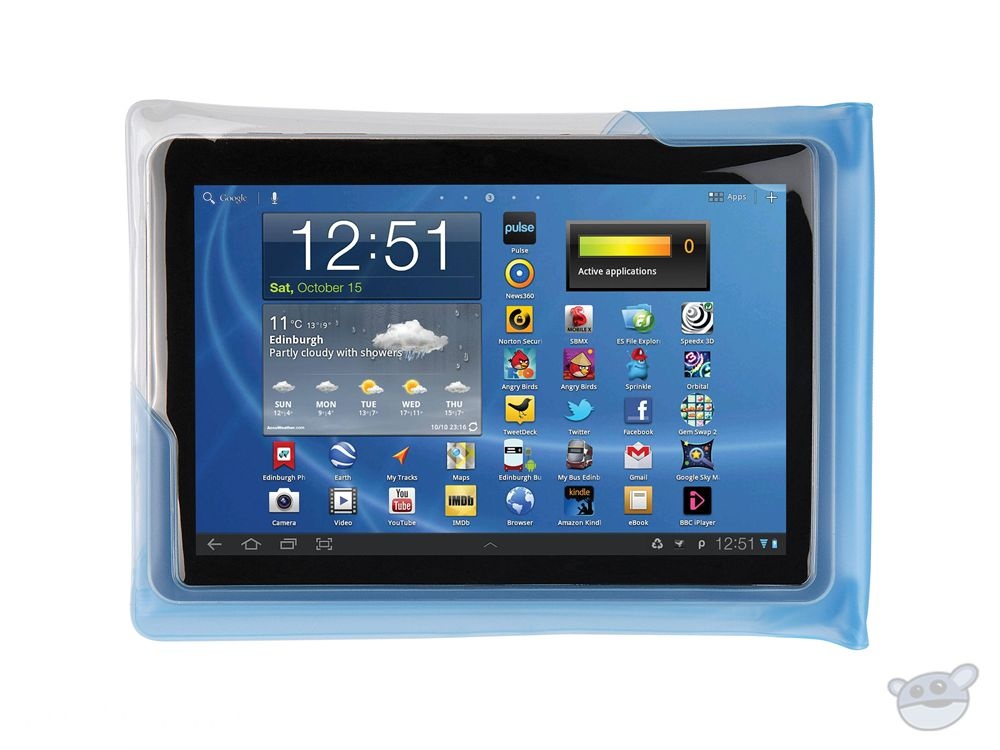 DiCAPac Waterproof Case for 10" Tablets (Blue)