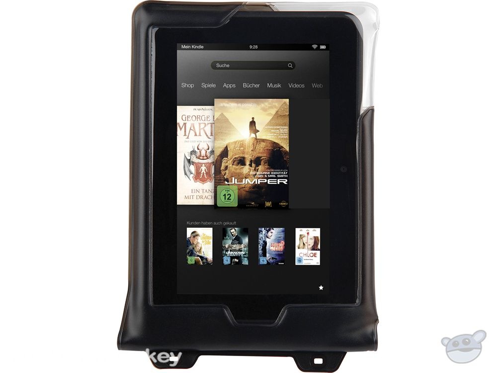 DiCAPac Waterproof Case for 8" Tablets (Black)