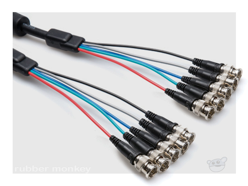 Hosa BNC-506FE Video Snake Cable 6ft