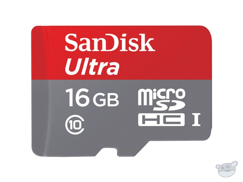 SanDisk 16GB Ultra UHS-I microSDHC Memory Card (Class 10)