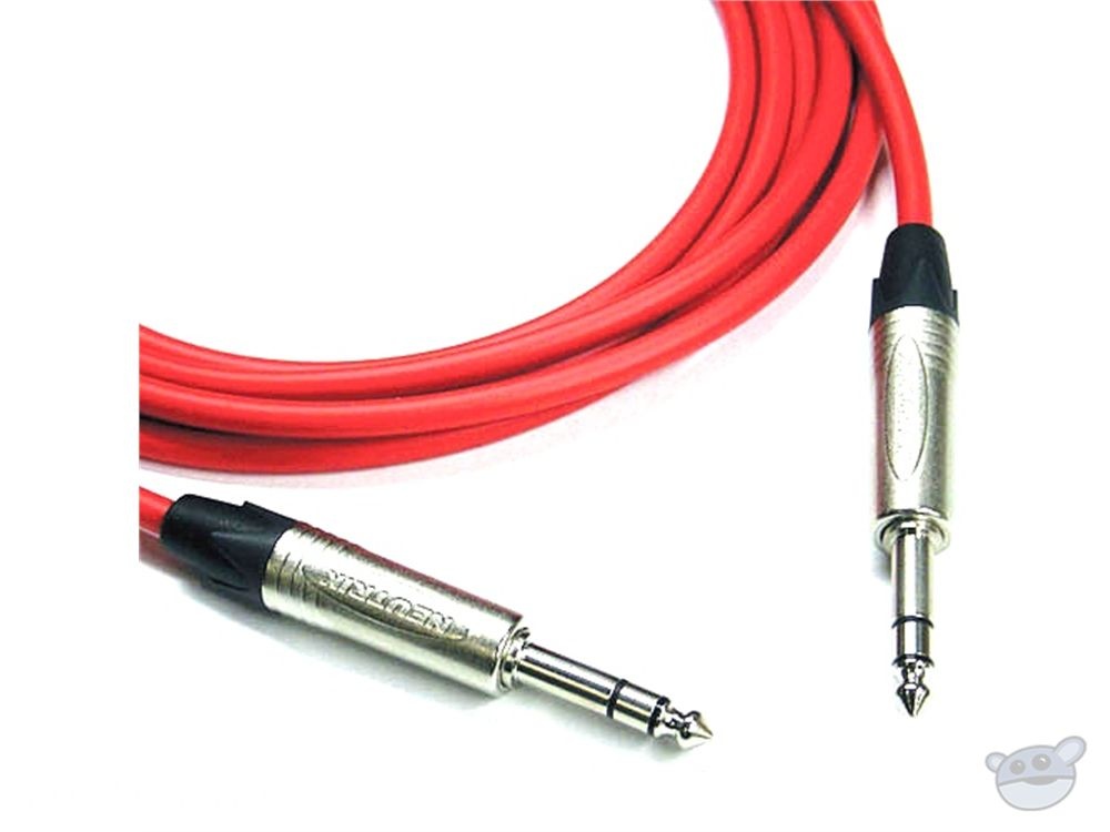 Canare Starquad TRSM-TRSM Cable (Red, 6')