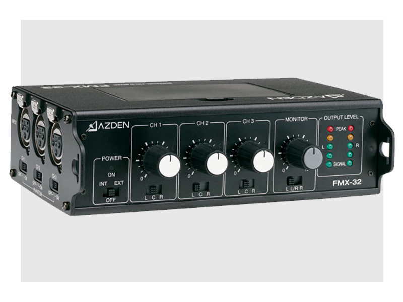 Azden FMX-32 3-channel portable mixer