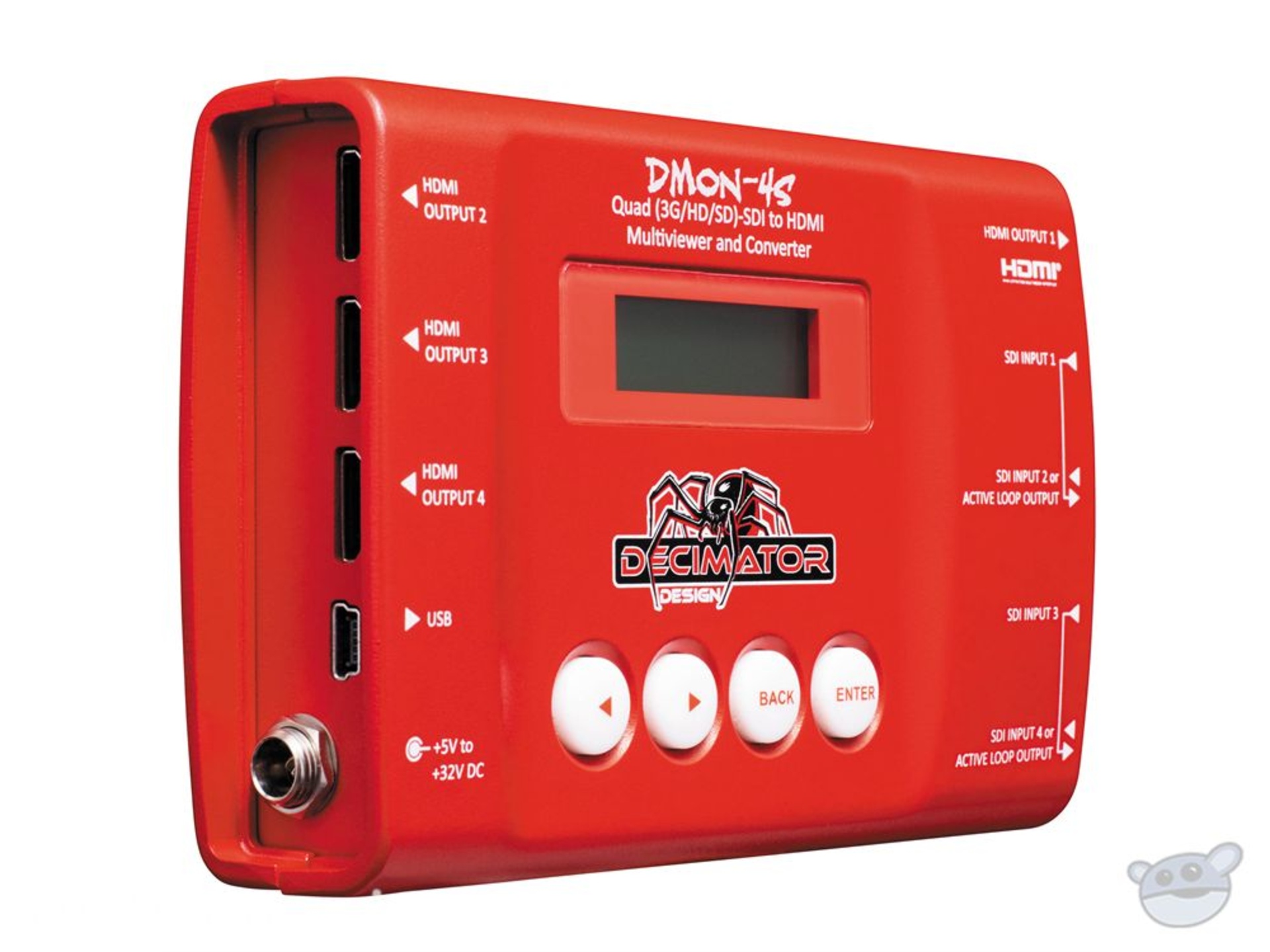 DECIMATOR DMON-4S 4 x SD/HD/3G-SDI to HDMI Converter with
