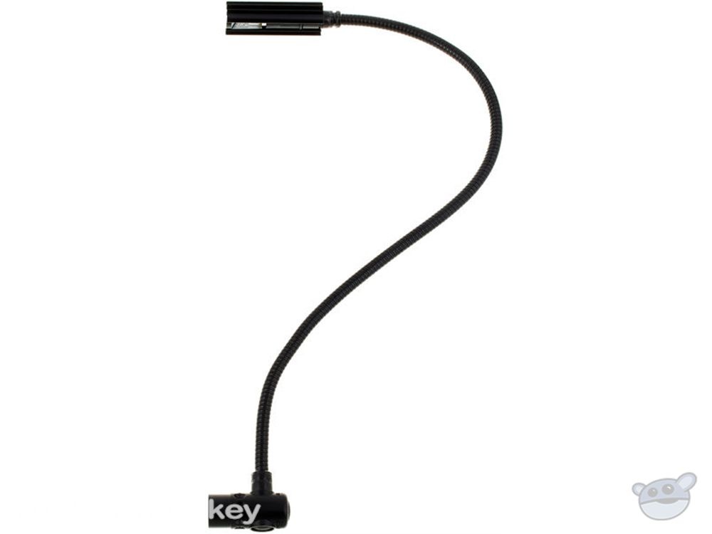 Littlite 18X-R - Low Intensity Gooseneck Lamp with 3-pin Right Angle XLR Connector (18-inch)