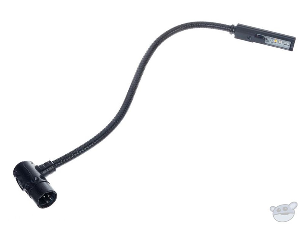 Littlite 18XR-LED 18" Gooseneck Lamp with 3-pin Right Angle XLR Connector