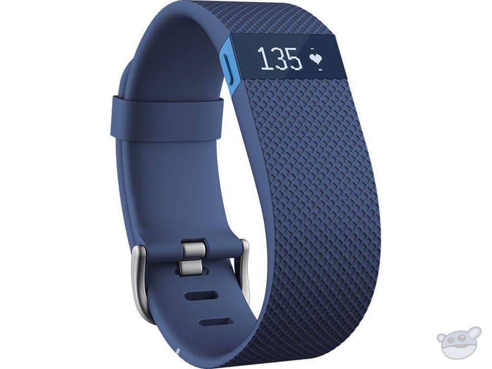 Fitbit Charge HR Activity, Heart Rate + Sleep Wristband (Large, Blue)