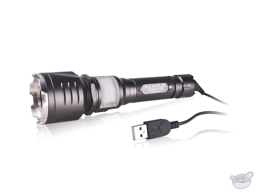 Klarus RS20UV - UV Rechargeable Flashlight & Side Floodlight