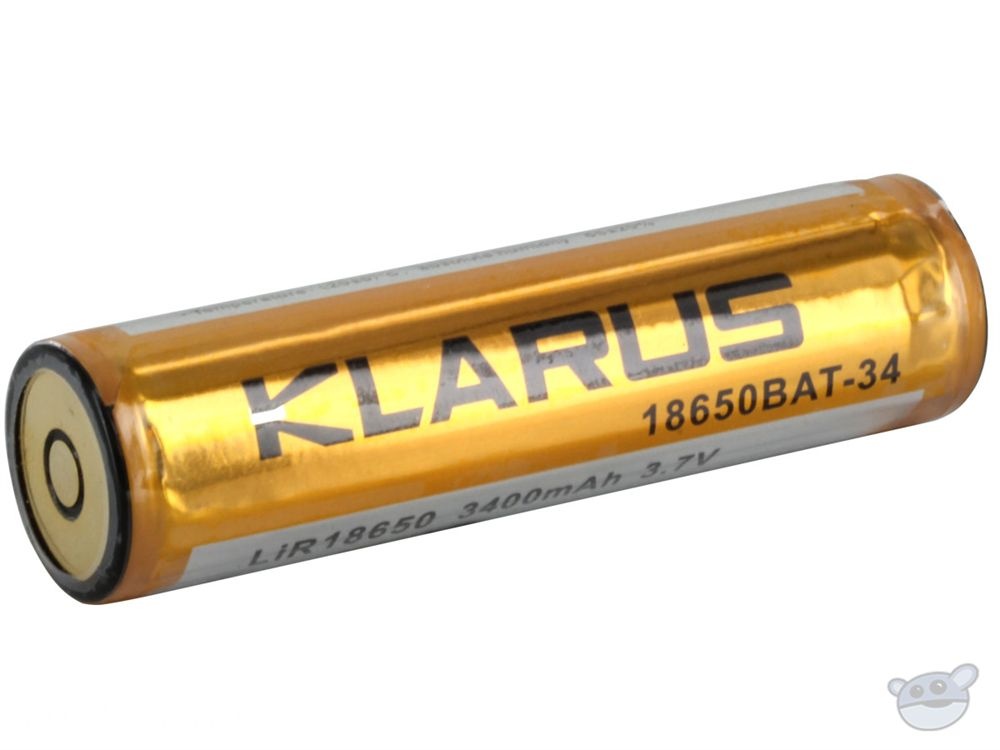 Klarus 18650 KB34 Li-Ion Rechargeable Smart Battery (3.7V, 3400mAh)