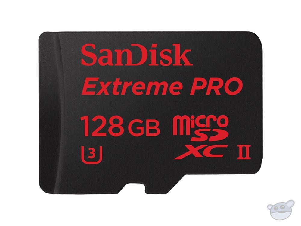 SanDisk 128GB Extreme Pro UHS-II microSDXC Memory Card (U3, Class 10)