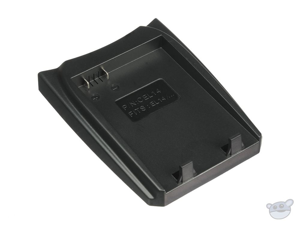 Luminos Battery Charger Adapter Plate for Nikon EN-EL14/14A