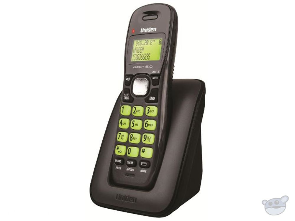 Uniden DECT1615 Single Cordless Phone (Black)
