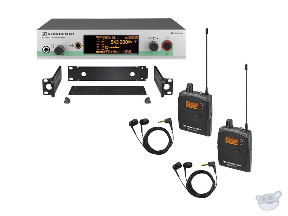 Sennheiser EW 300-2 IEM G3 Wireless Stereo Audio Monitoring System