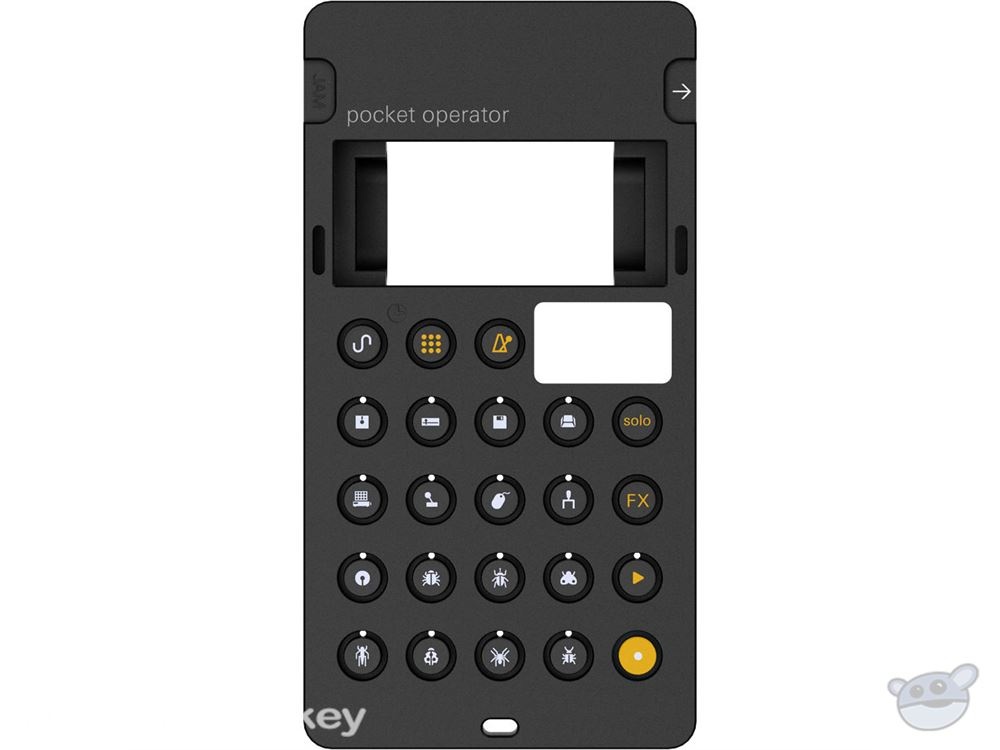 Teenage Engineering CA-24 Silicone Pro Case for Pocket Operator PO-24 (Black & Yellow)