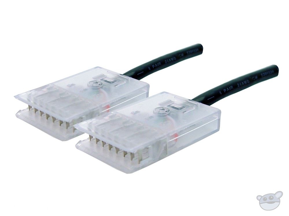 DYNAMIX 1M 4 Pair 110/110 Cat5E Patch Lead (Black)