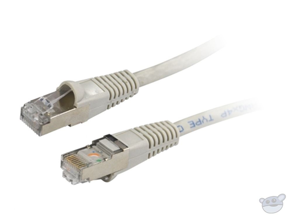 DYNAMIX 10M Cat6A STP 10G Patch Lead - Slimline Molding (Beige)