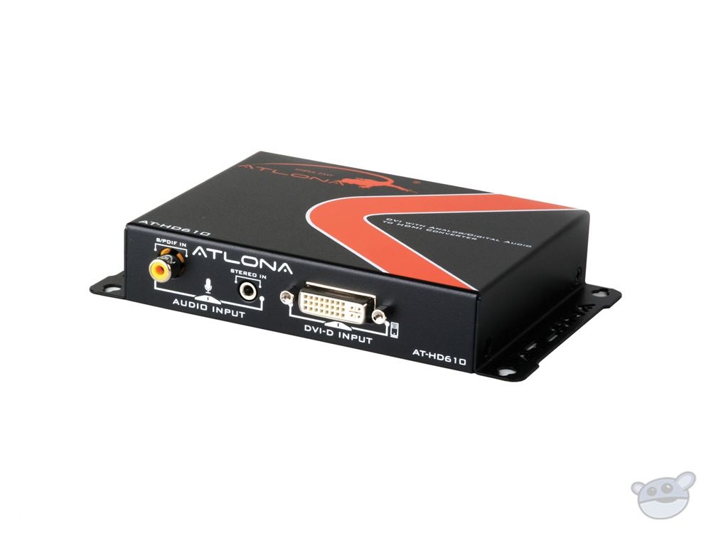 Atlona DVI with Analog/Digital Audio to HDMI Converter and Embedder