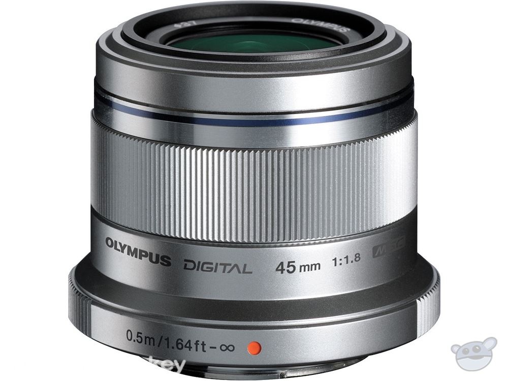 Olympus M.Zuiko 45mm f/1.8 Lens (Silver)