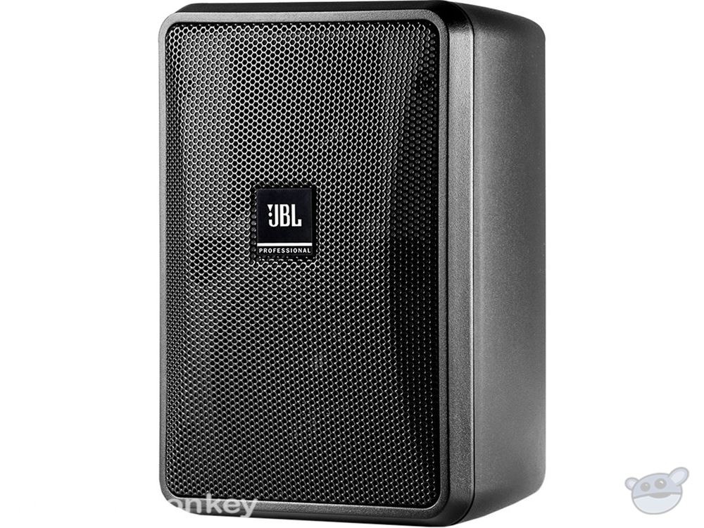 JBL Control 23-1 Ultra-Compact Indoor/Outdoor Background/Foreground Speaker (Black)