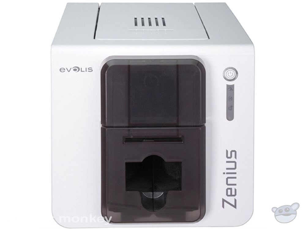 Evolis Zenius Classic Single-Sided ID Card Printer (Grey Brown)