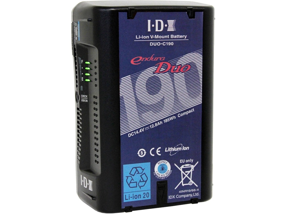 IDX DUO-C190 185Wh Li-Ion V-Mount Battery