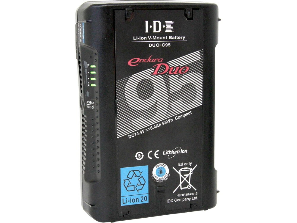 IDX DUO-C95 Endura Duo 14.4V 93Wh Lithium-Ion Battery (V-Mount)