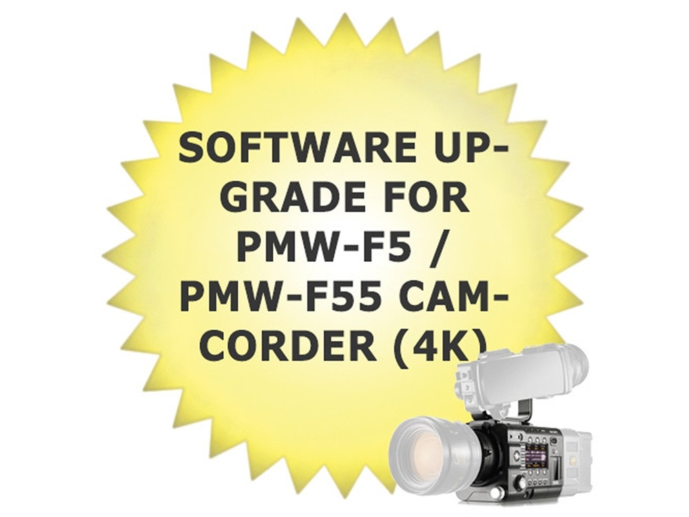 Sony Software Upgrade for PMW-F5 / PMW-F55 Camcorder (4K)