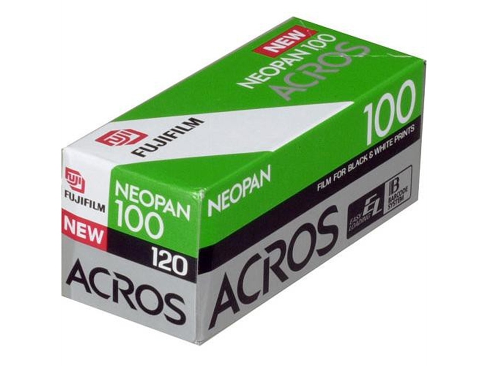 Fujifilm Neopan 100 Acros Black and White Negative Film (120 Roll Film)