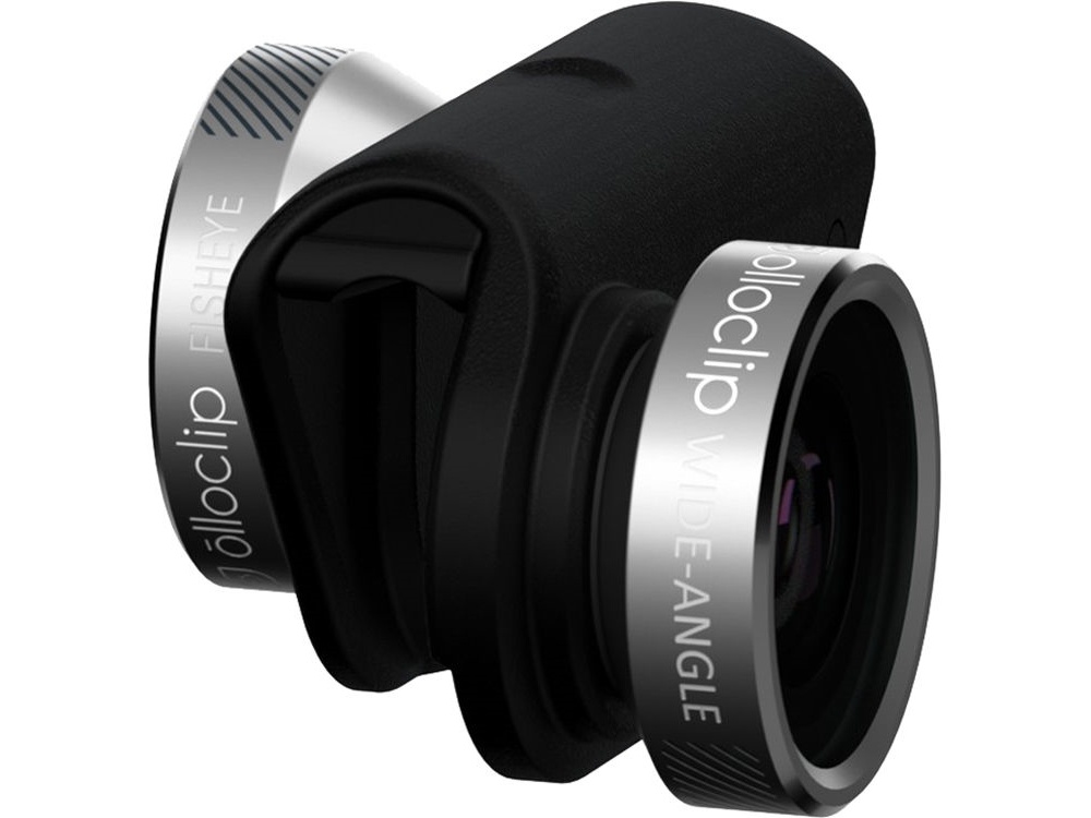olloclip 4-in-1 Photo Lens for iPhone 6/6s/6 Plus/6s Plus (Space Gray Lens with Black Clip)
