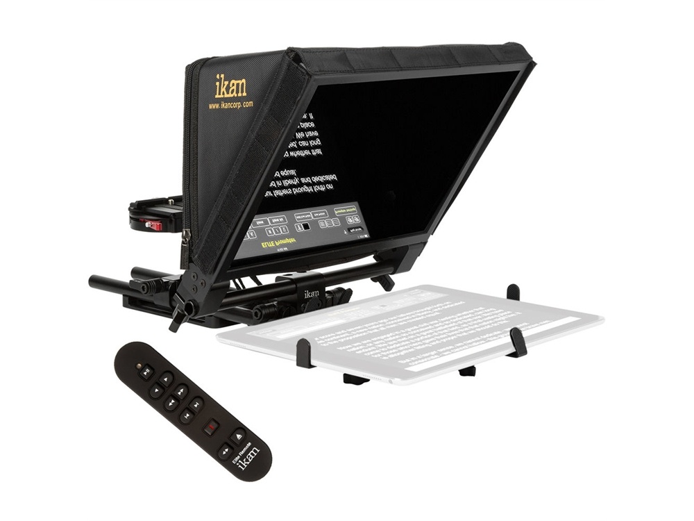 Ikan Elite Pro Universal Large Tablet Teleprompter with Remote