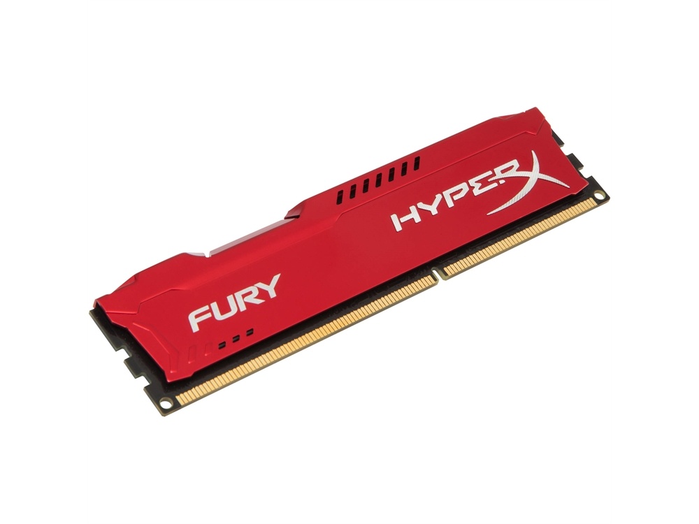 Kingston 8GB HyperX FURY DDR3 1600 MHz DIMM Memory Module (Red)