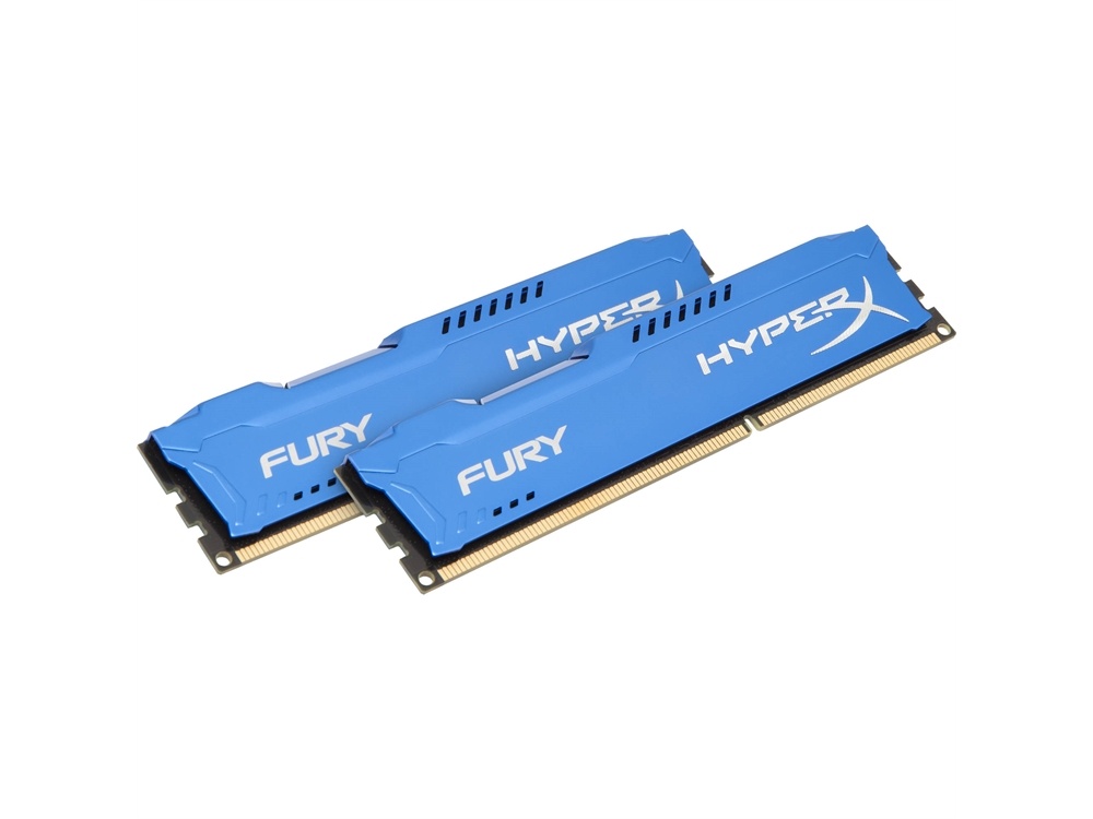 Kingston 16GB HyperX FURY DDR3 1600 MHz DIMM Memory Kit (2 x 8GB, Blue)