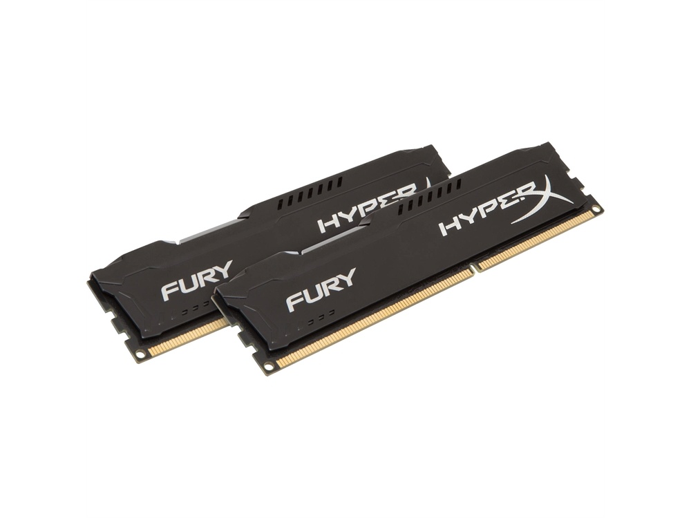 Kingston 16GB HyperX FURY DDR3 1866 MHz UDIMM Memory Kit (2 x 8GB, Black)