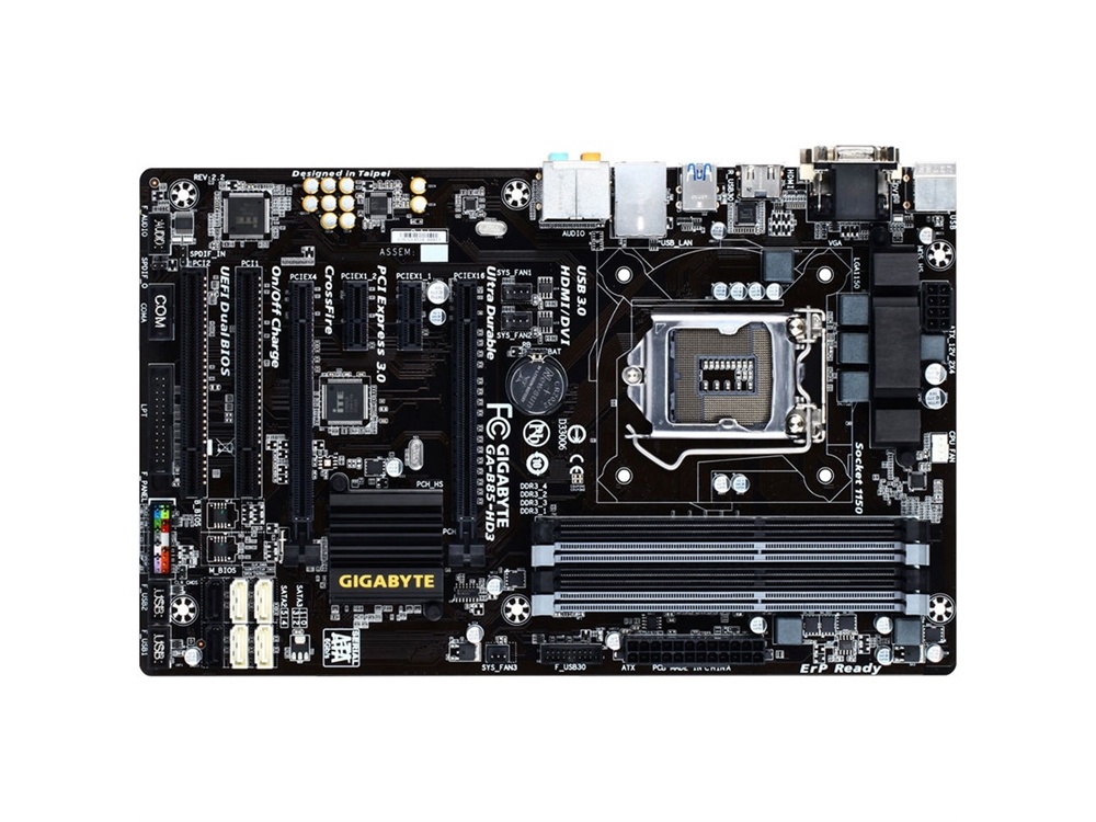 Gigabyte GA-B85-HD3 Intel B85 Chipset ATX Motherboard