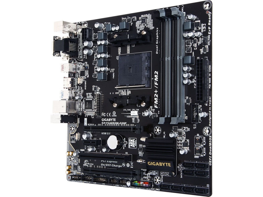 Gigabyte DDR3 64GB 16-PCIE Realtek Motherboard (Micro-ATX)