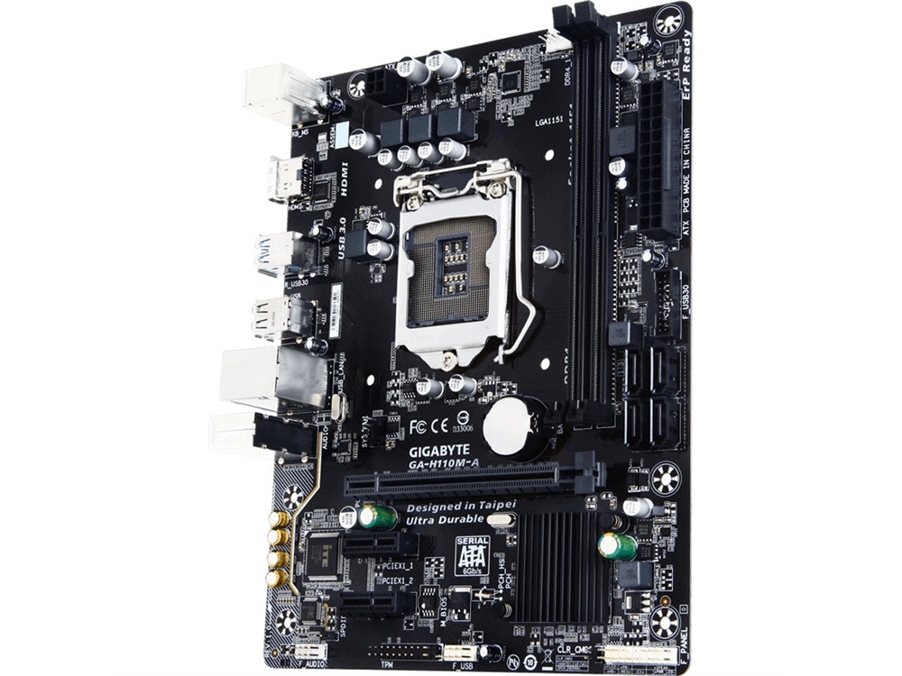 Gigabyte GA-H110M-A Micro-ATX Motherboard