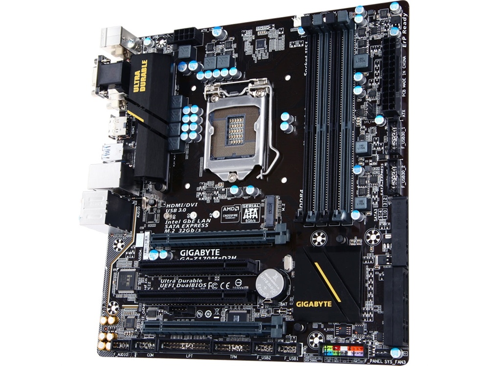 Gigabyte GA-Z170M-D3H LGA 1151 Micro-ATX Motherboard