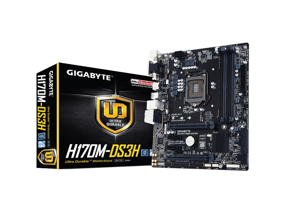 Gigabyte H170M LGA 1551 Micro-ATX Motherboard