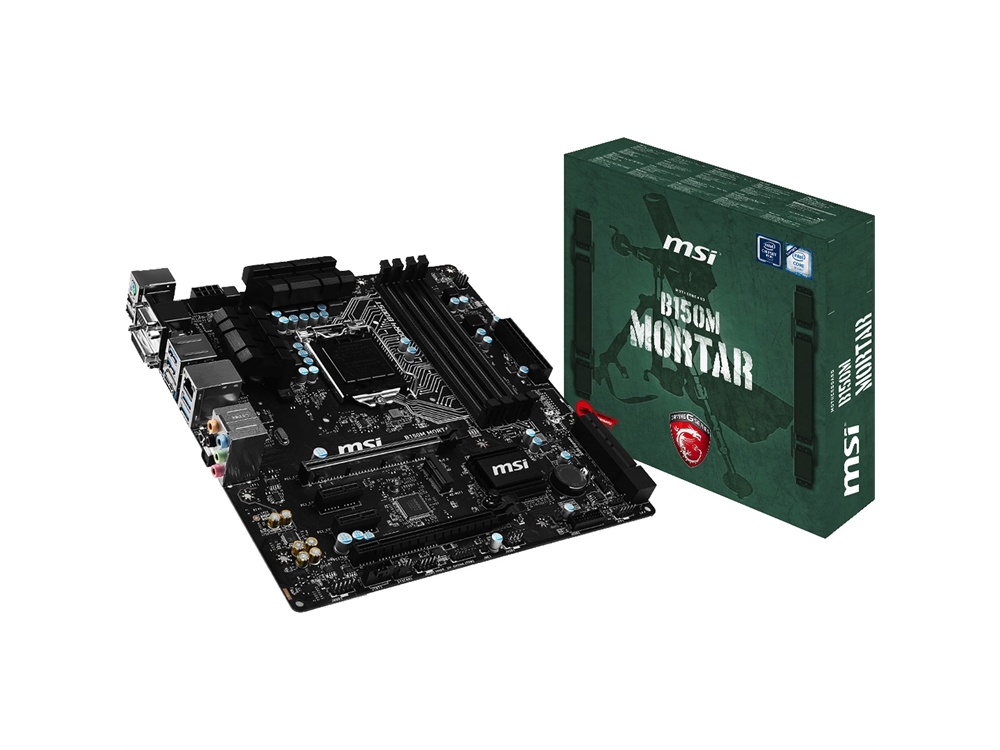 MSI B150M Mortar Arsenal Gaming Series LGA 1151 Micro-ATX Motherboard