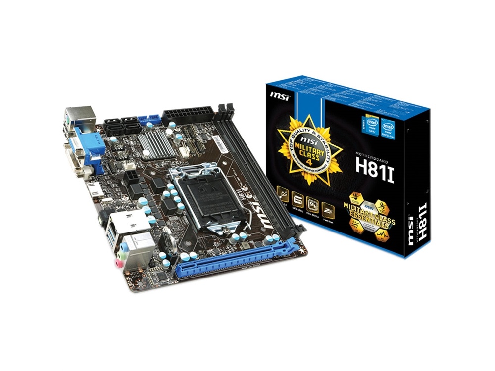 MSI H81I Desktop Motherboard