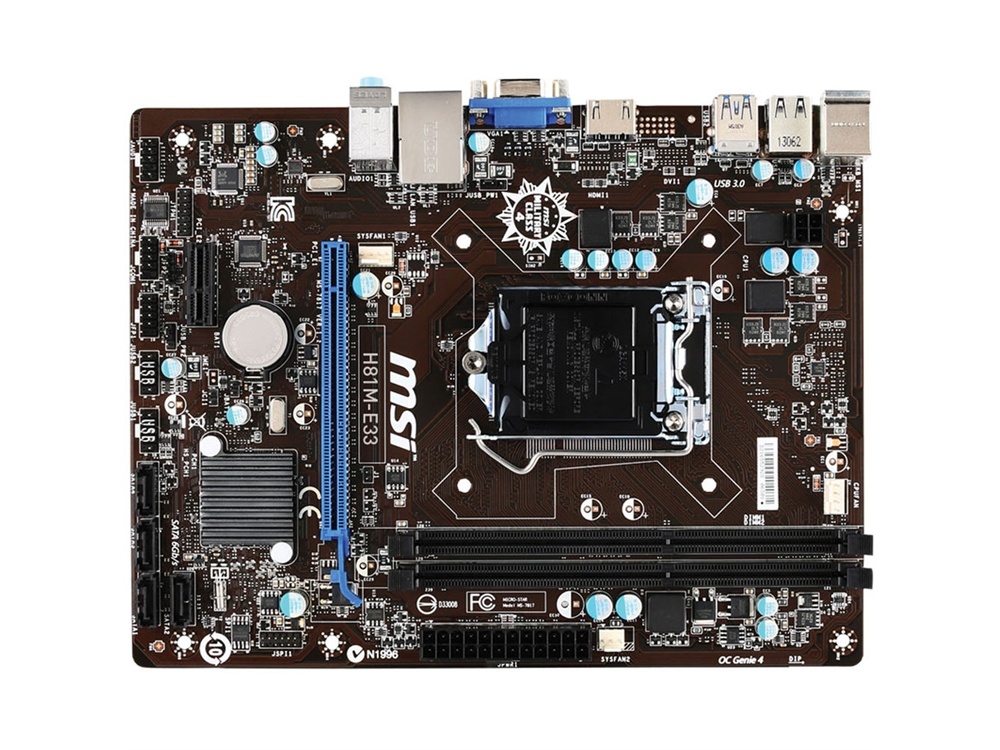 MSI H81M-E33 Desktop Motherboard