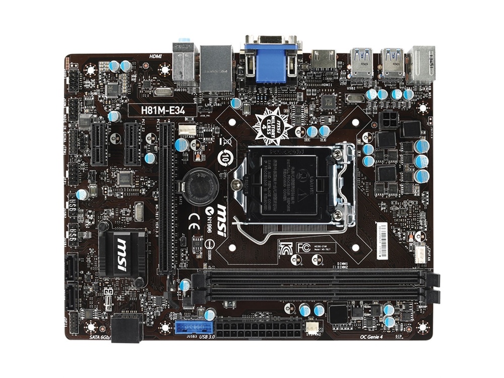 MSI H81M-E34 Desktop Motherboard