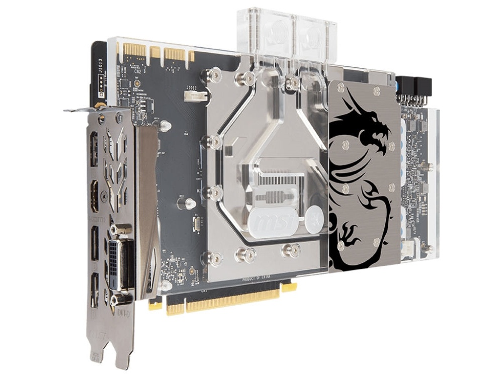 MSI GeForce GTX 1080 SEA HAWK EK X Graphics Card