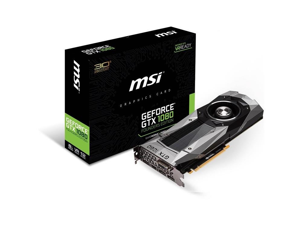 MSI GeForce GTX 1080 Founders Edition Graphics Card