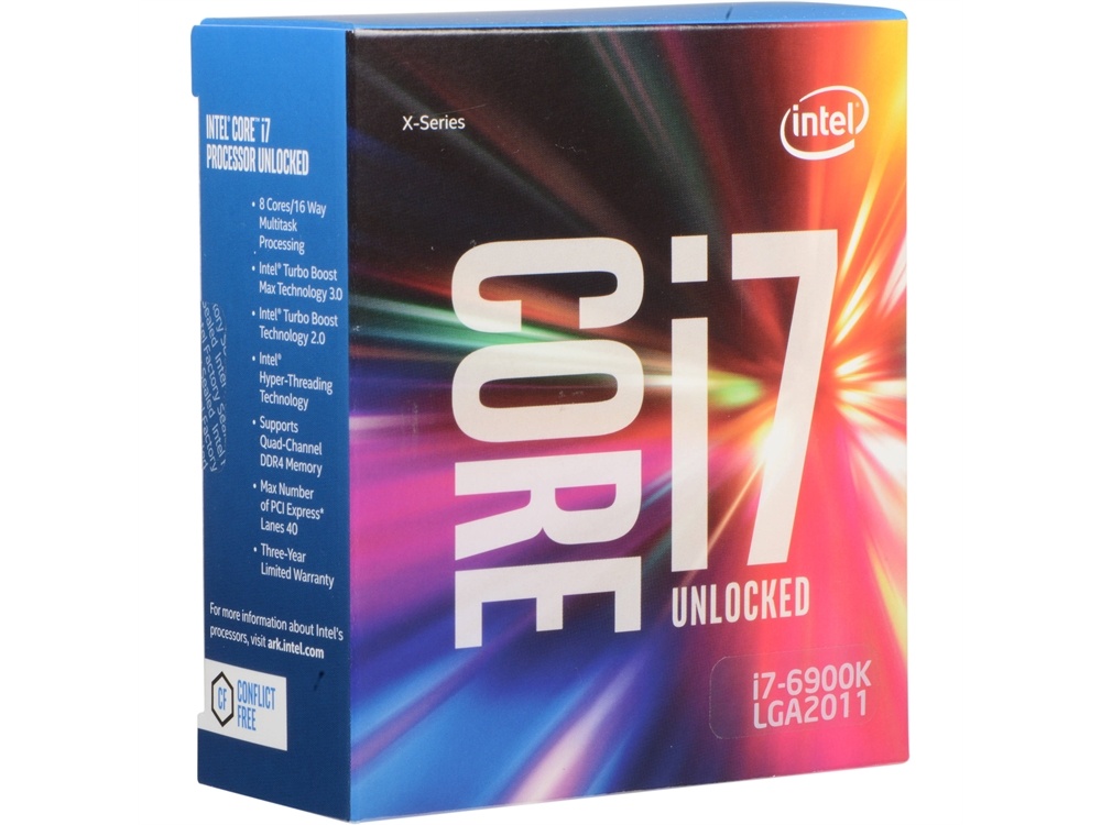 Intel Core i7-6900K 3.2 GHz Eight-Core LGA 2011-v3 Processor