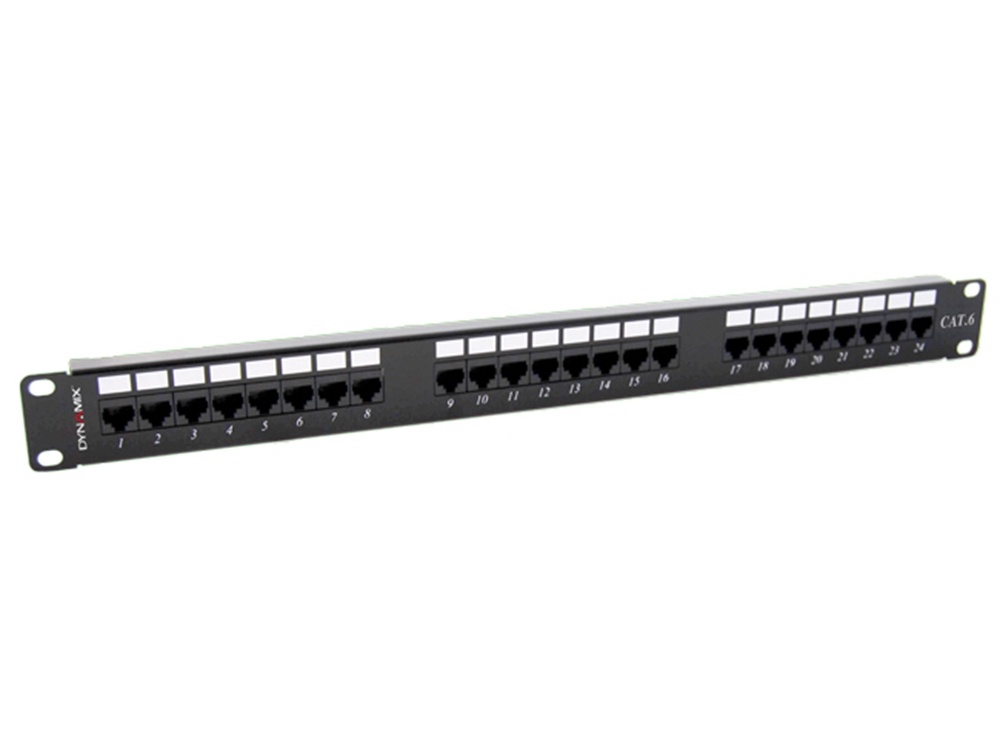 DYNAMIX 24 Port 19" Cat6 UTP Patch Panel